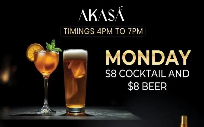 Akasa Happy Hour Specials!