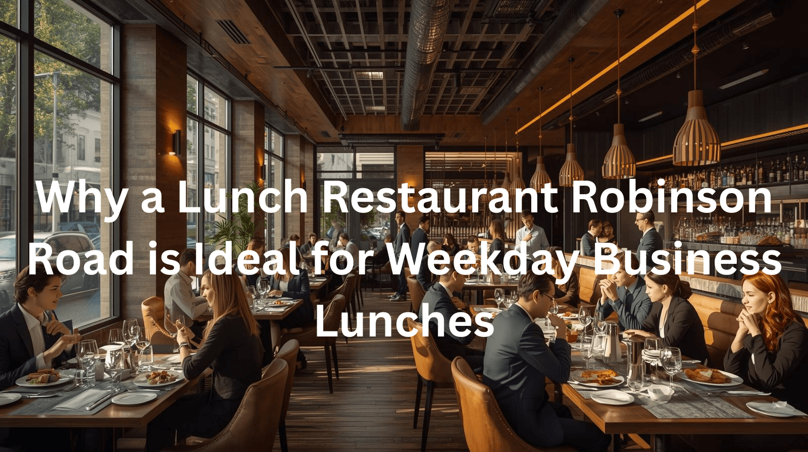 Why a Lunch Restaurant Robinson Road is Ideal for Weekday Business Lunches