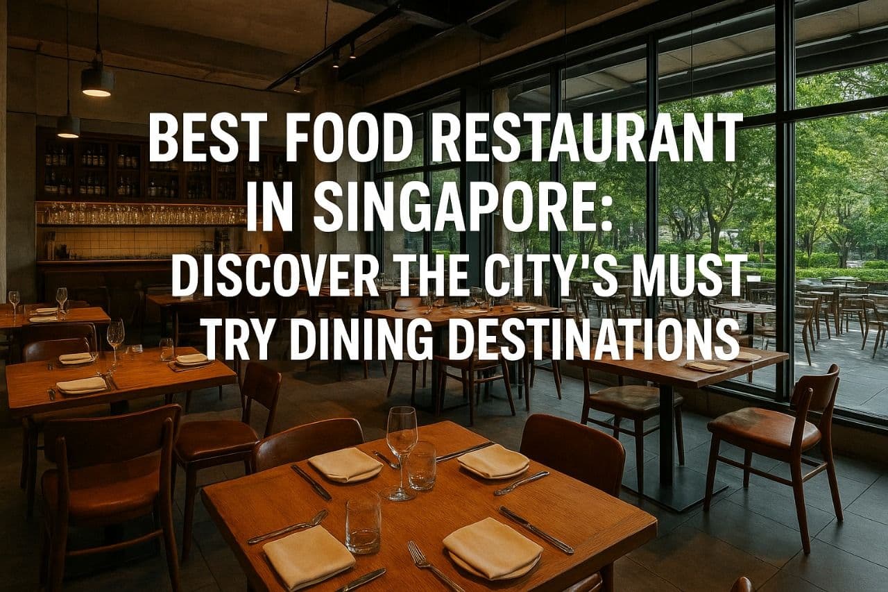 Best Food Restaurant in Singapore: Discover the City’s Must-Try Dining Destinations