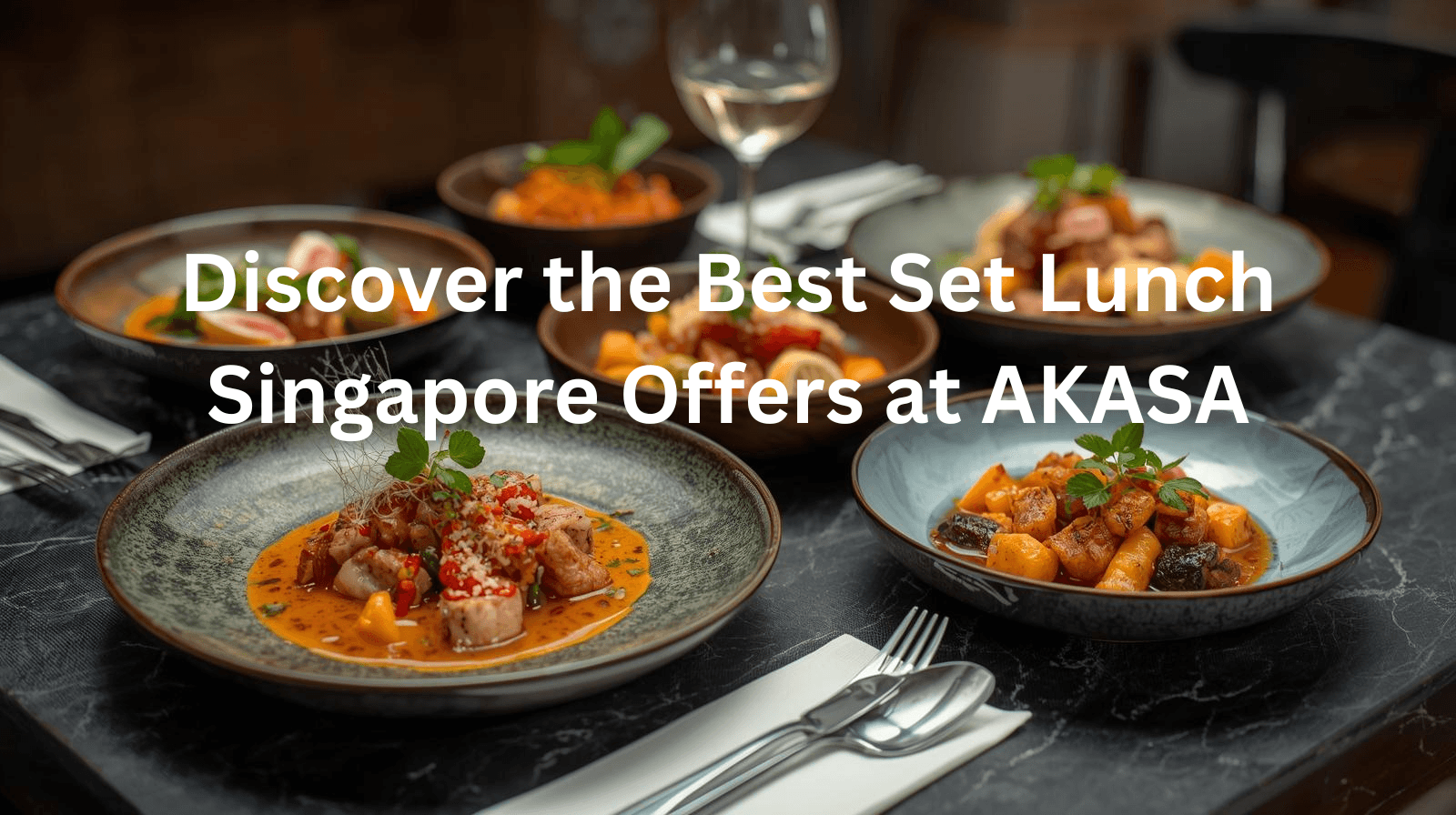 Discover the Best Set Lunch Singapore Offers at AKASA
