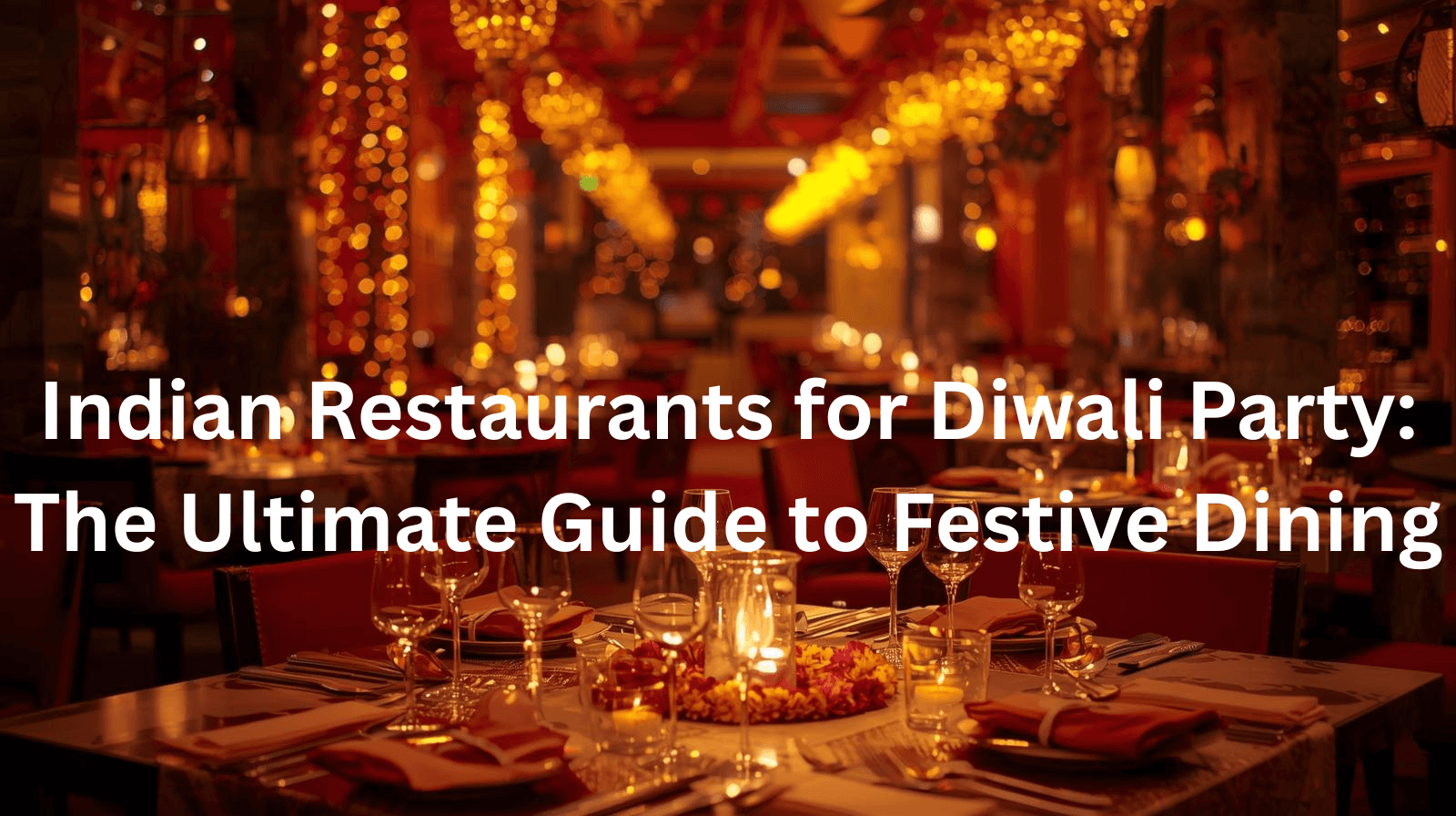 Indian Restaurants for Diwali Party: The Ultimate Guide to Festive Dining