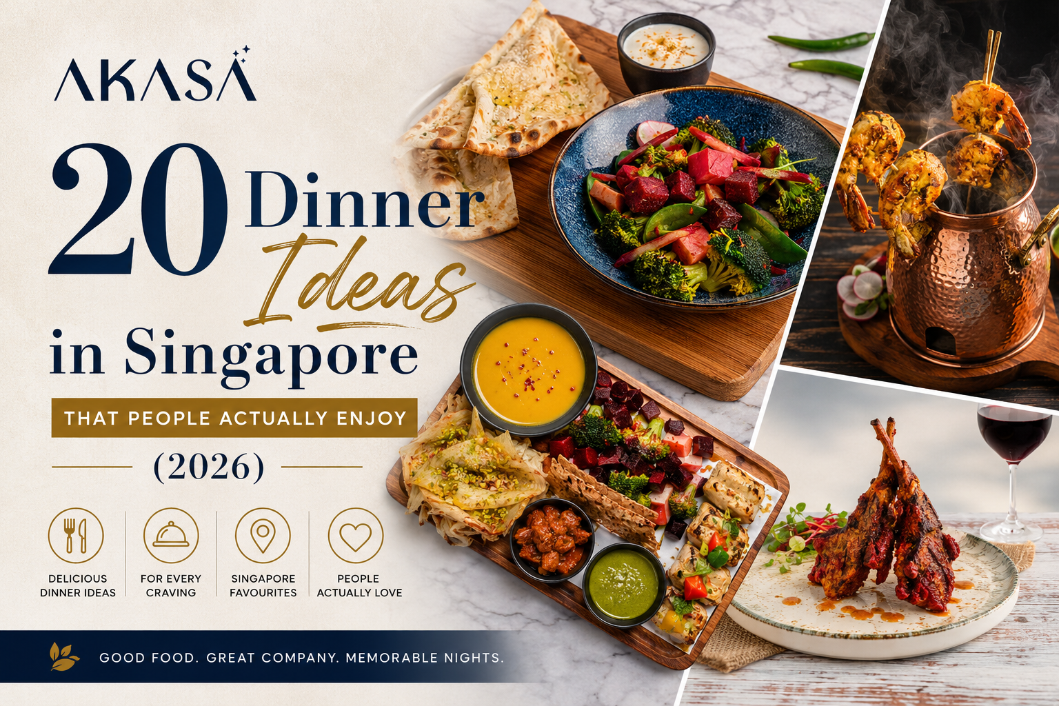 20 Dinner Ideas in Singapore That People Actually Enjoy