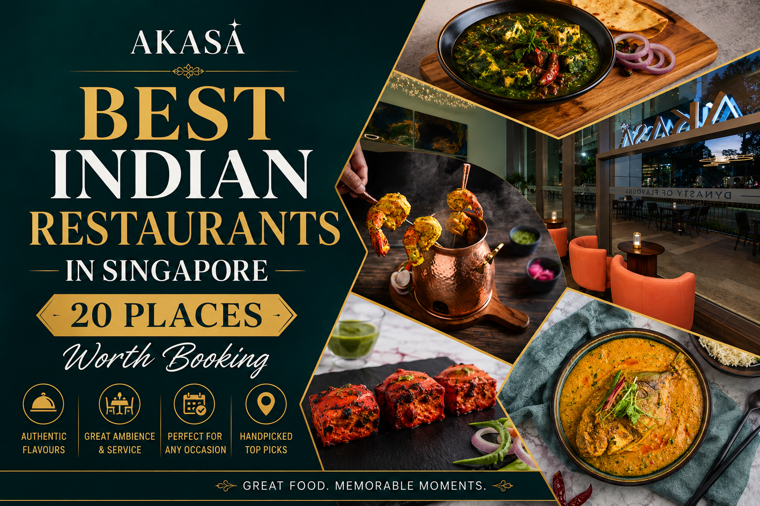 Best Indian Restaurants in Singapore — 20 Places Worth Booking