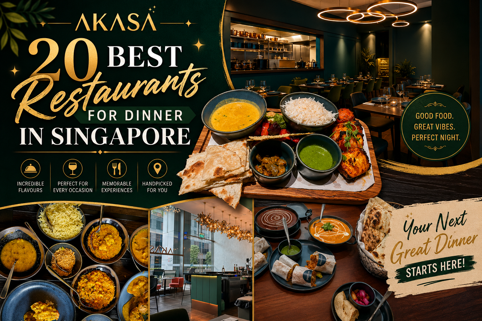 20 Best Restaurants for Dinner in Singapore