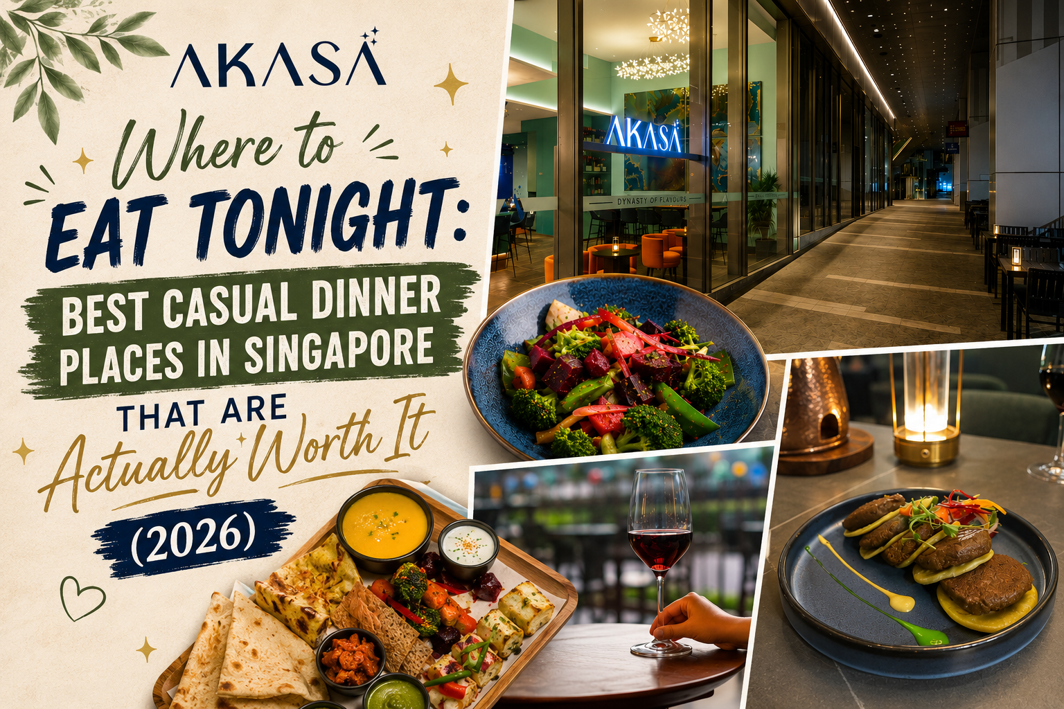 Where to Eat Tonight: Best Casual Dinner Places in Singapore That Are Actually Worth It (2026)