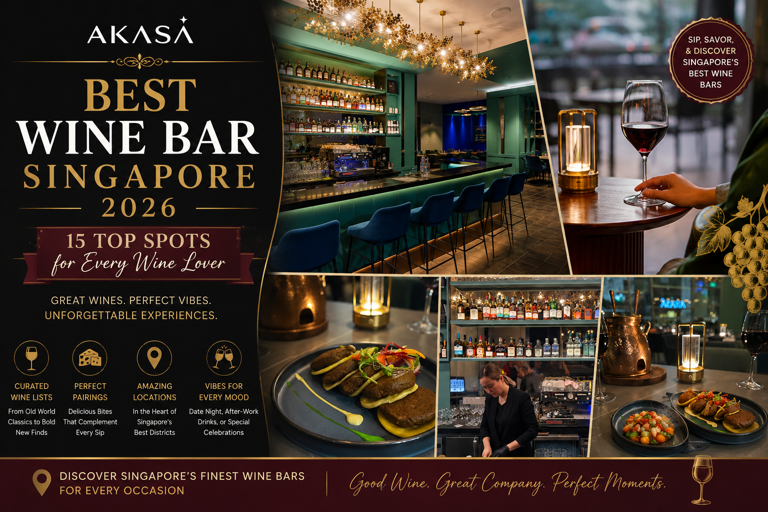 Best Wine Bar Singapore 2026: 15 Top Spots for Every Wine Lover