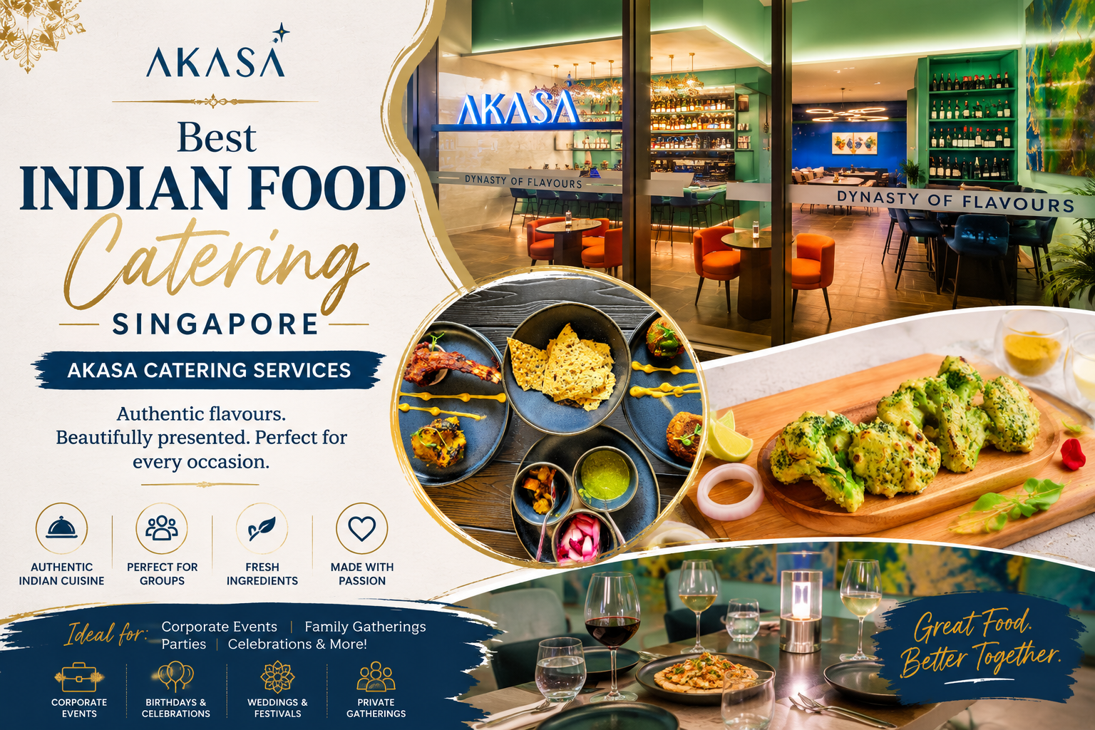 Best Indian Food Catering Singapore: Akasa Catering Services