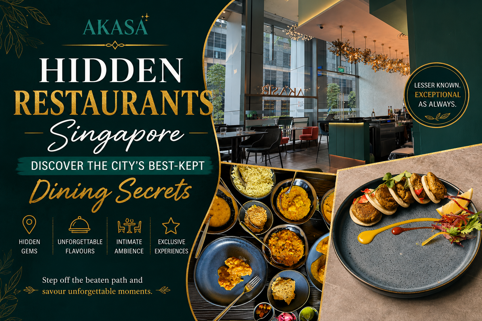 Hidden Restaurants Singapore: Discover the City’s Best-Kept Dining Secrets