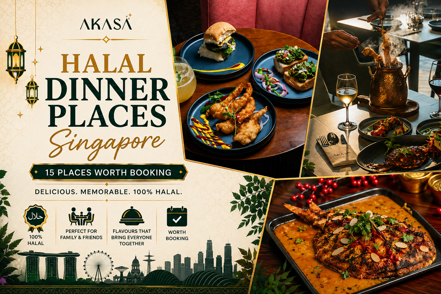 Halal Dinner Places Singapore